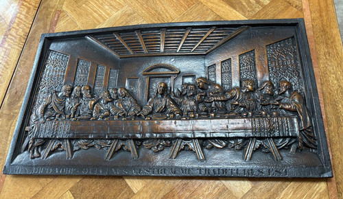 Cast iron plaque the - iron, last