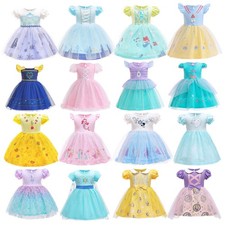 Toddler Girls Bridesmaid Dress Baby Flower Pearl Party Wedding Dresses Princess