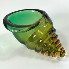 Murano Seguso Glass Cornucopia