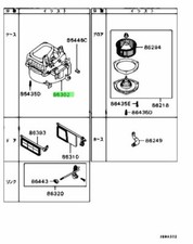 Case, Heater Blower For
