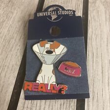 Secret Life of Pets Max In Cone & Mini Food Bowl Universal Pin Set NEW