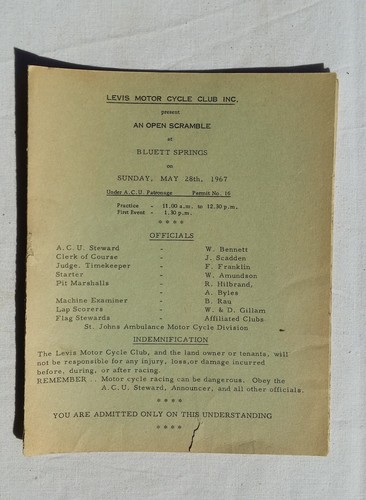 1967 open scramble - 1967, at