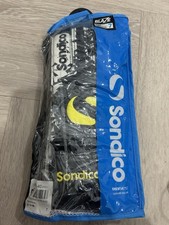 Sondico Blaze Goalkeeper Football Men’s Gloves Size 7 Black White Yellow Goalie