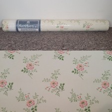Sanderson Washable Wallpaper Floral Vintage
