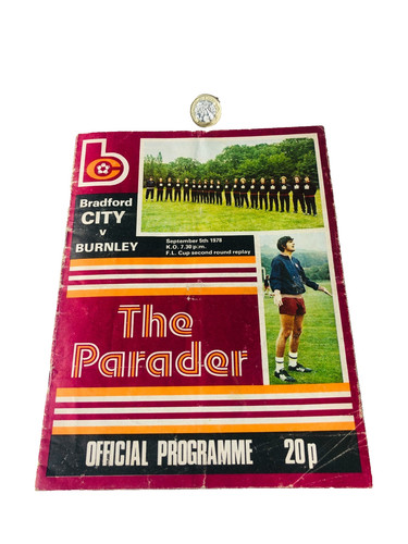 Football programme bradford - programme,