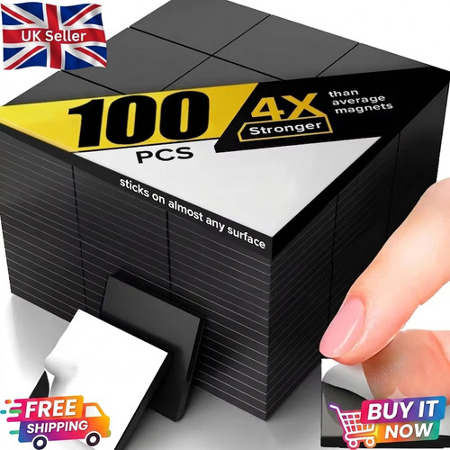 Sticky magnetic squares self - sticky,