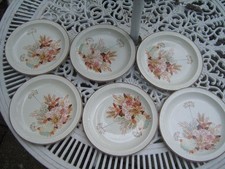 Set of 6 Vintage Poole Pottery