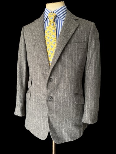 Savile row bespoke grey chalk - savile,