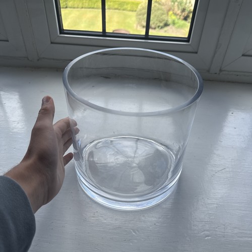 Large glass vase diameter - large,