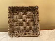 Square Wicker Tray