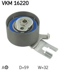 Timing belt tensioner pulley Automatic VKM 16220 SKF for VOLVO V60 I C30 S40 II