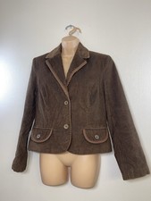 Alia Brown Corduroy Blazer