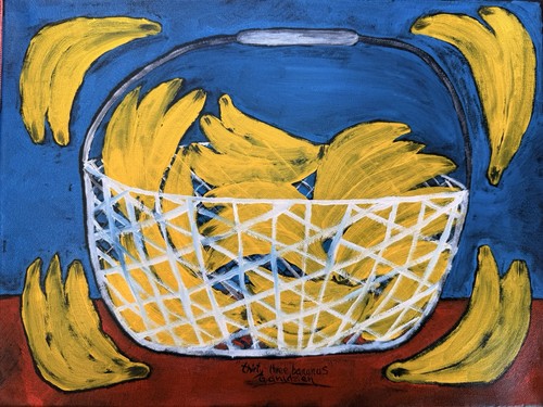 Naive abstract original oil - naive, /