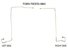 Ford Fiesta mk5 1999 - 2001 1.25 1.4 1.6 zetec s 1.8TD Rear brake pipe line kit 