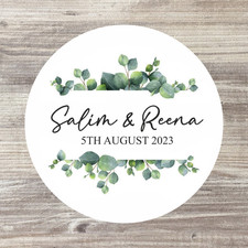 Personalised Wedding Stickers