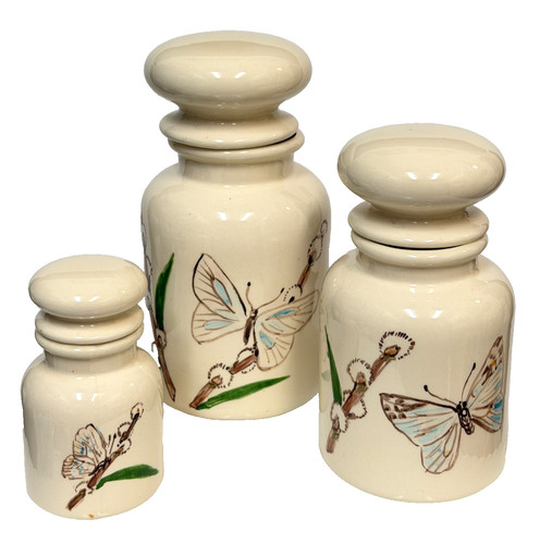 Vintage canister set 3 - vintage,