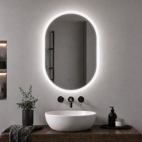Oval led bathroom - oval,