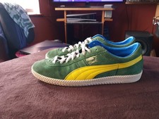 PUMA  UK 11 - Brasil Football 356156 01 Medium Green/Vibrant Yellow  - VINTAGE