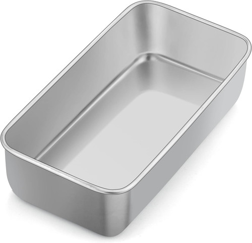 Loaf tin 2lb stainless - 2lb, steel