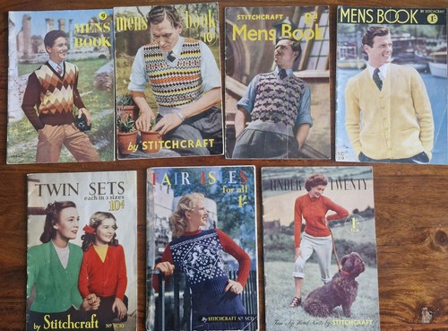 Vintage knitting booklets - vintage,