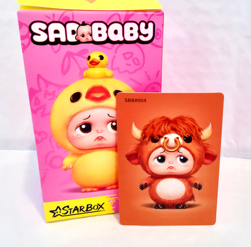 Sad baby starbox vinyl plush - sad,