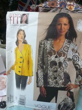 Vogue Misses V1110 sewing patterns Sandra Benzine today fit size 32" to 56" bust