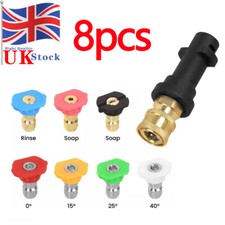 Pressure Washer Lance Spray Wand 7 Nozzle&Adapter Fit Karcher K2 K3 K4 K5 K6 K7