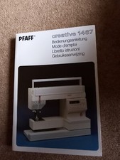 PFAFF CREATIVE 1467 HINTS AND IDEAS  BOOK IN 4 LANGUAGES.  NOT ENGLISH