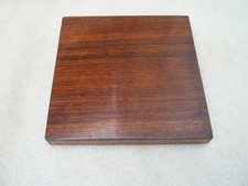 Antique Marine Chronometer Case Lid With Brass Inlay