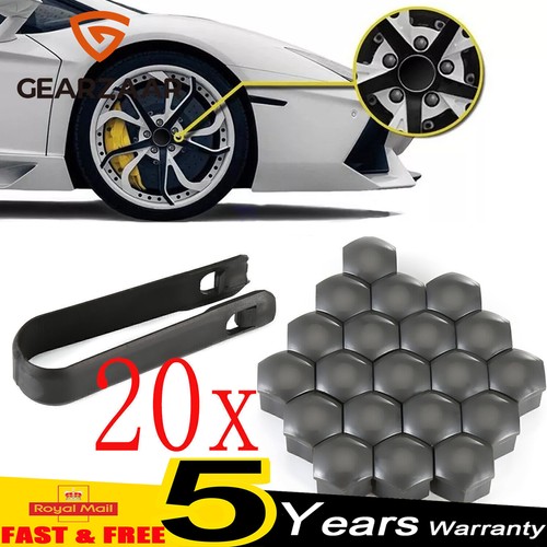 20pcs grey wheel nut - caps, bolt