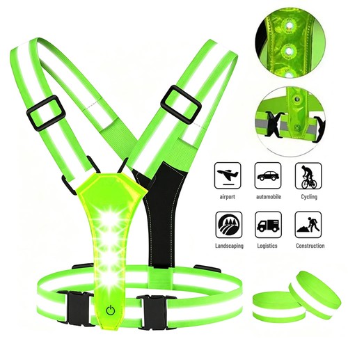 Runners led reflective vest - runners,