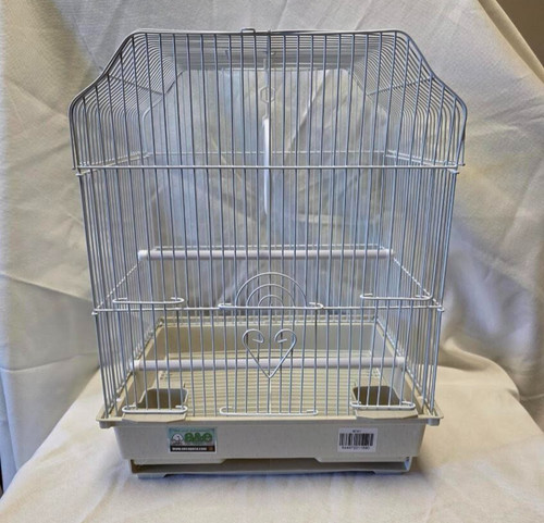 Ae1411wh small white cage - #ae1411wh,