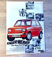 FIAT 126 LAUNCH 1970s -