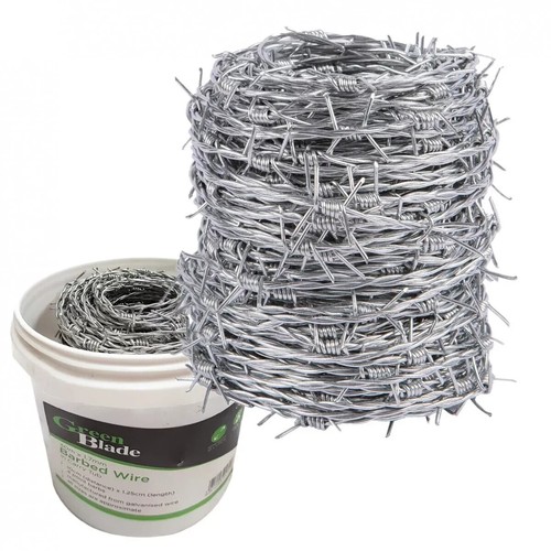 Barbed wire 30m galvanised - barbed,