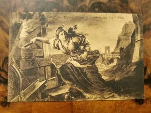 Postcard stamura siege - siege, of