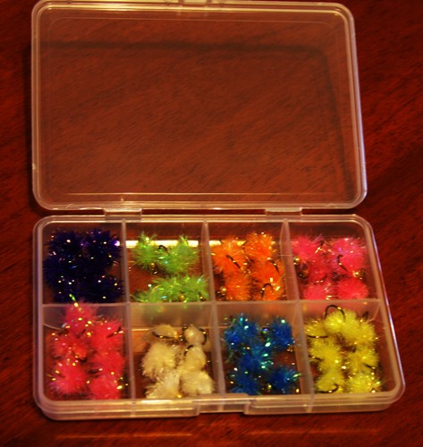 Tackle fly box mixed - fly, fritz