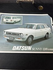 Datsun Sunny 120Y Estate Vintage Brochure
