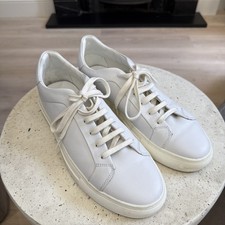 Massimo Dutti mens white trainers, Size 7