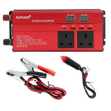 Power Inverter 1200W Car Power Inverter DC 12V/24V to 200V 240V AC Car Inverter