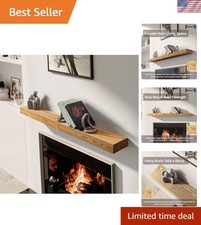 Handcrafted Oak Fireplace