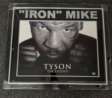 Mike Tyson Gift Printed Framed Autograph A3 Picture to Boxing Memorabilia Fans