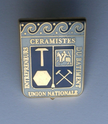 Trade union pin badge - union,
