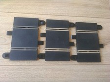 3 x Scalextric Sport track short straight track section/ converter track piece