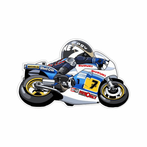 Gloss laminated sticker - a,