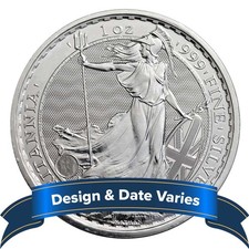 U.K. 2 Pound Silver Britannia