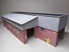 OO Gauge Locomotive Shed Model