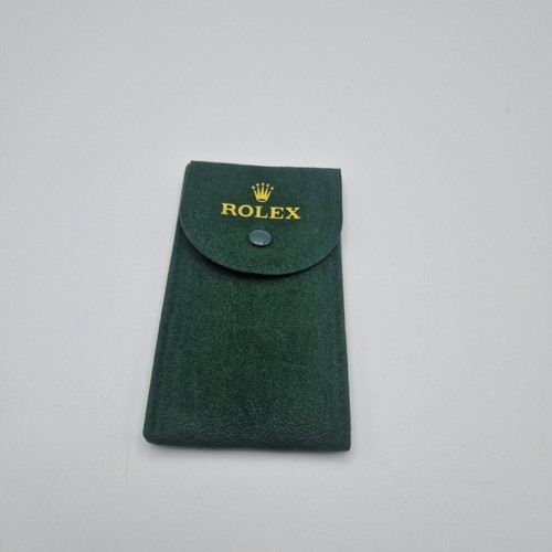 Authentic rolex green - green, suede
