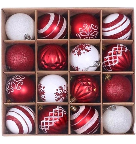 16pcs christmas tree - christmas,
