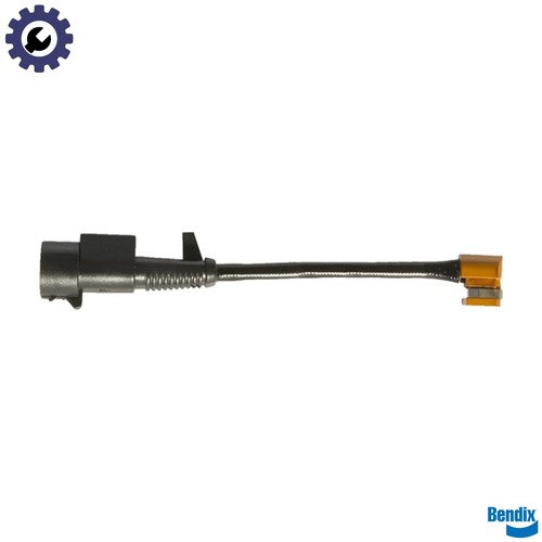 Warning contact brake pad - brake, wear