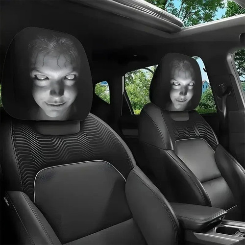 2pcs car scary mask face - car,